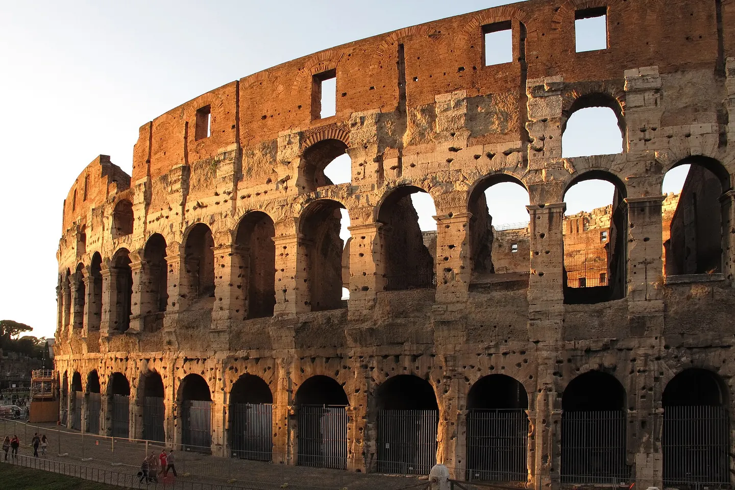 Colosseum at sunset